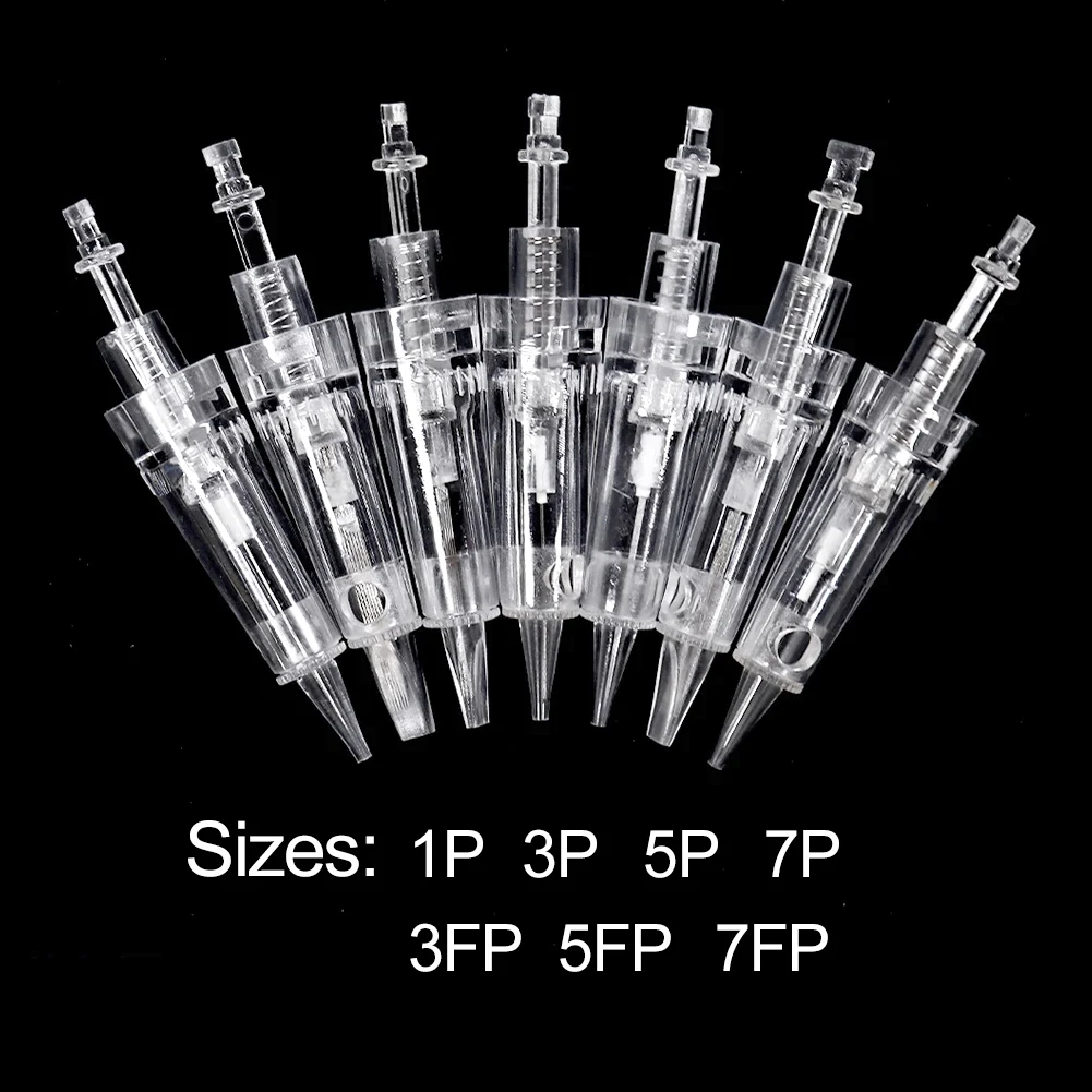 Bayonet Cartridges 1/3/5/7PIN Disposable Sterilized PMU Tattoo Eyebrow Liner Lips Needles for Permanent Makeup Machine