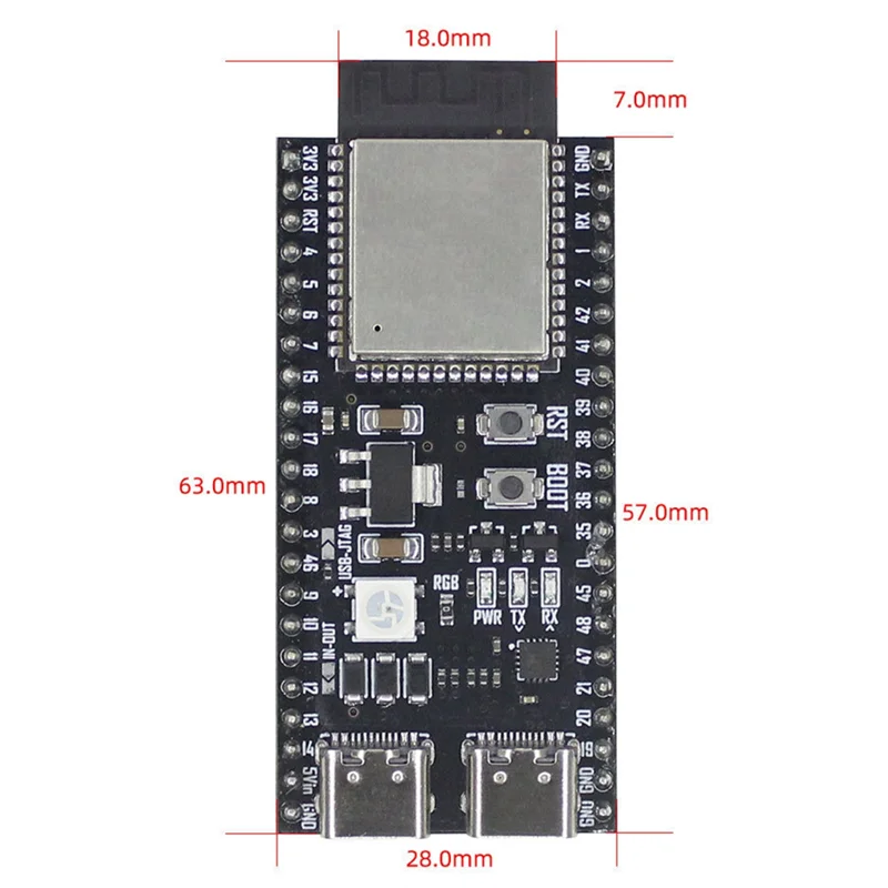 A45F-AI ボイスチャットロボット ESP32-S3 開発ボードブレッドボード 3.5 ミリメートルオーディオキット Deepseek 用学生教育 AI ロボット