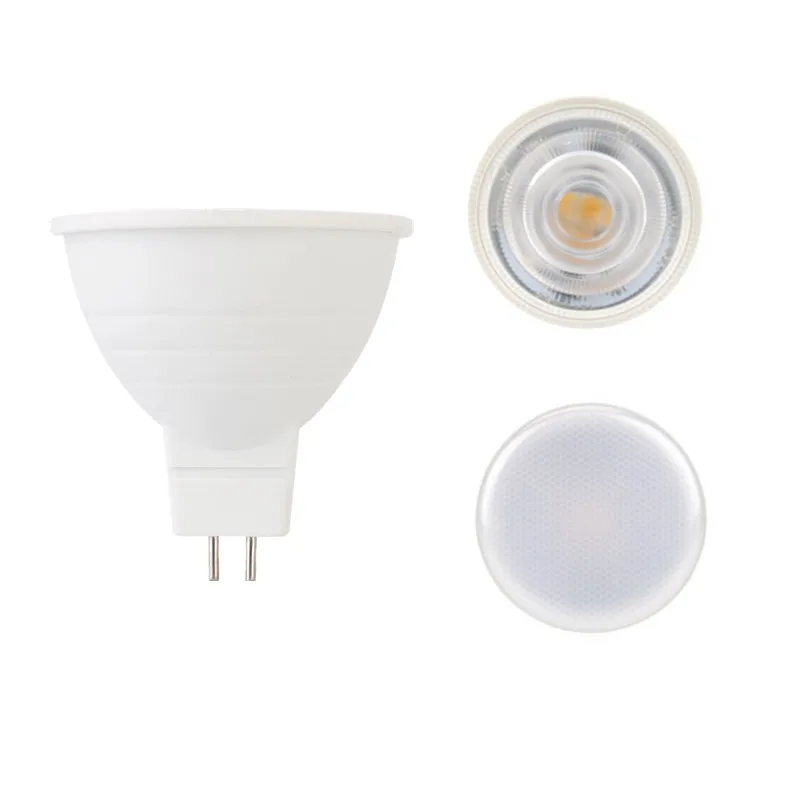 

MR16 12V AC DC Led Bulb Light GU5.3 COB Spotlight Nature White 4000K Cool White 6500K Warm White 3000K 6W PAR16 Lamp 10 Pieces