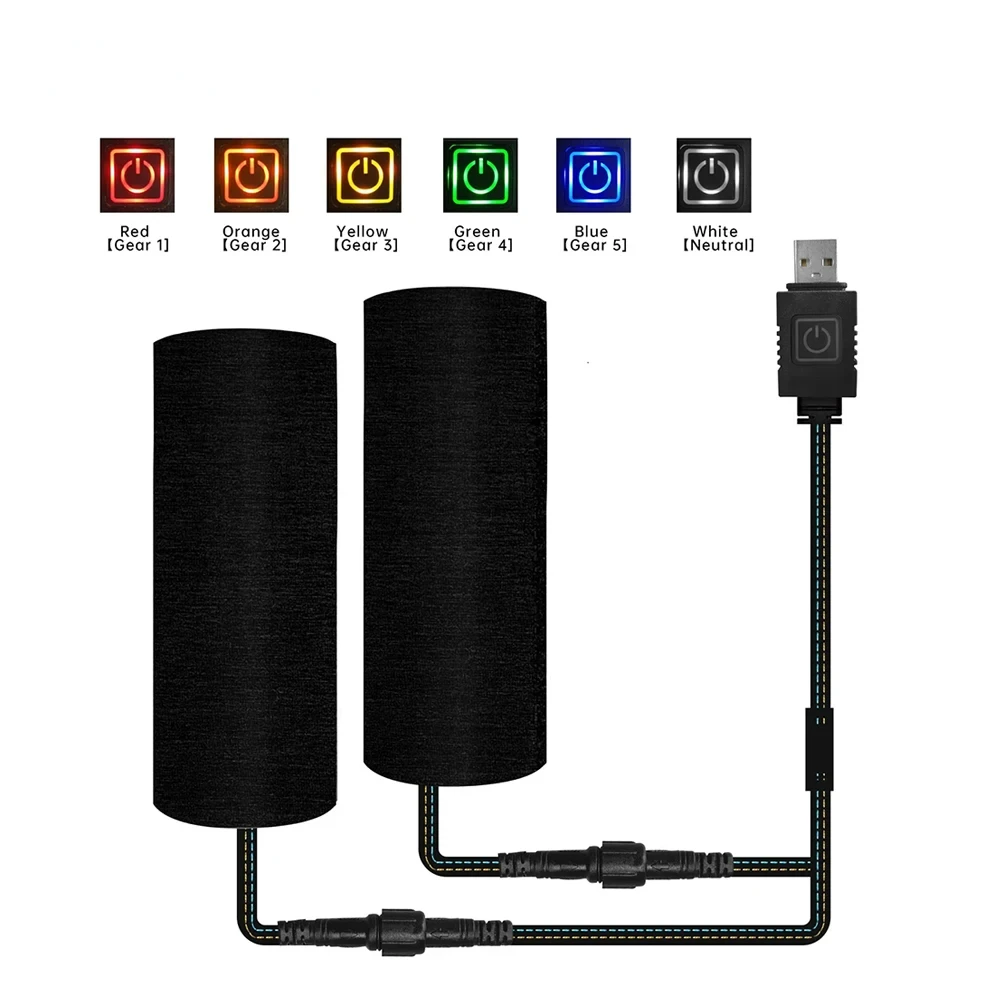 

Мотоциклетные ручки с подогревом, USB-регулируемые изолированные рули, аксессуары для согрева велосипеда для электрического скутера
