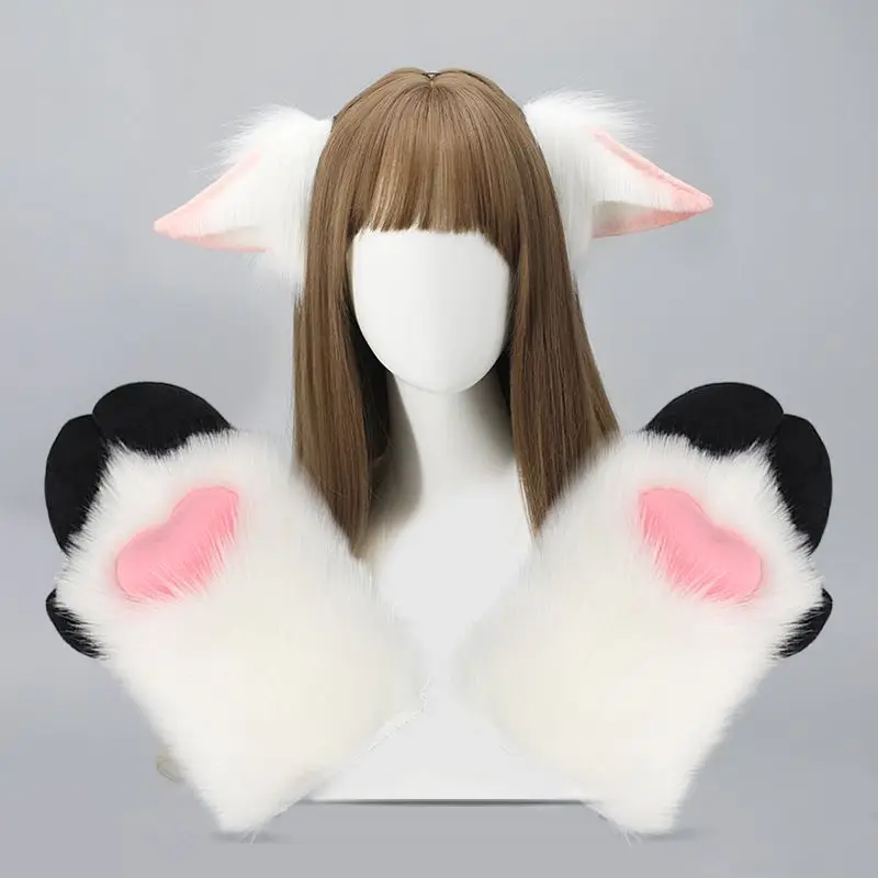 جديد فروي كيغ باو قفازات تأثيري ازياء الأغنام الماعز Fursuit الحيوان مخلب لطيف الغضب الحيوان مخلب القط مخلب قفازات الأداء الدعائم