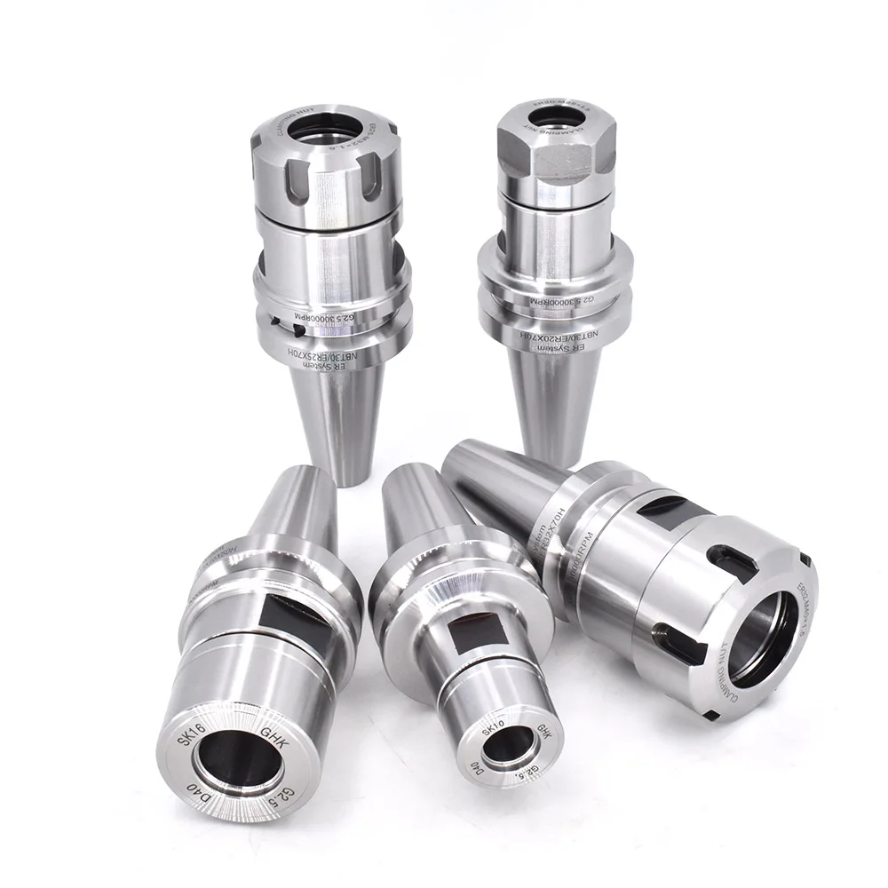 ER16 ER20 ER25 ER32 NBT30 Without Keyway Handle Tool Holder Collet Chuck CNC Machine Center