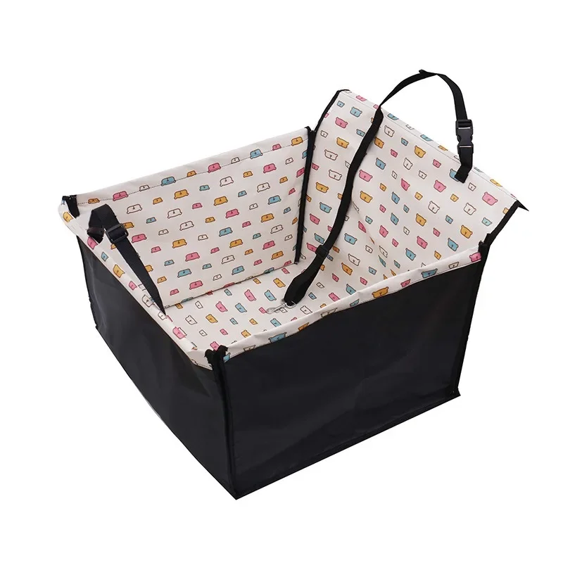 

Double-layer pet car cushion, dog going out car cushion, rear single-seat pet cushion, protective seat cover.