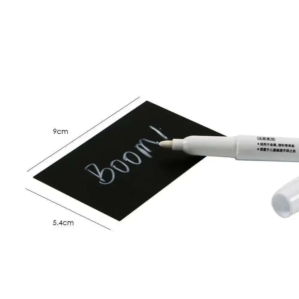Mini Chalkboard Signs Chalk Tag Easy to Write Wipe Out Liquid Chalk Markers Chalk Food Labels Party Small Chalk Boards Signs - Image 5