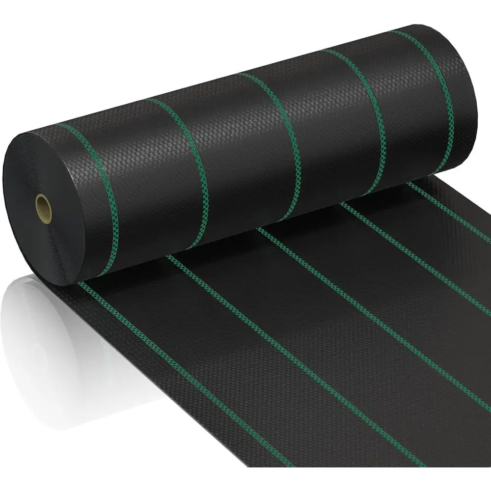 300t Weed Barrier Heavy Duty Premium 3.5oz PP Ground Cover Weed Blocker Fabric for Commercial Grade Underlayment and Constructio