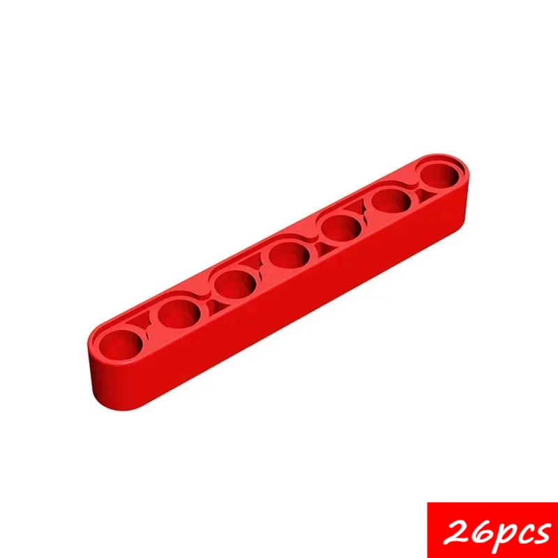 

26PCS High-Tech Assemble Particle 32524 1x7 Brick Building Blocks Kit Replaceable Part Toy For Children Gift