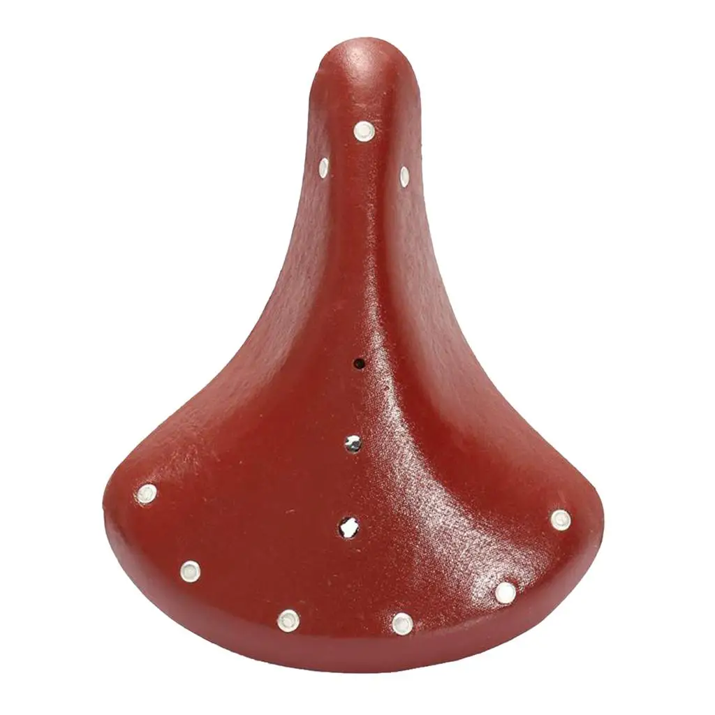 RETRO ROAD MTB BIKE CYCLING HOLLOW OUT SEAT LEATHER SADDLE