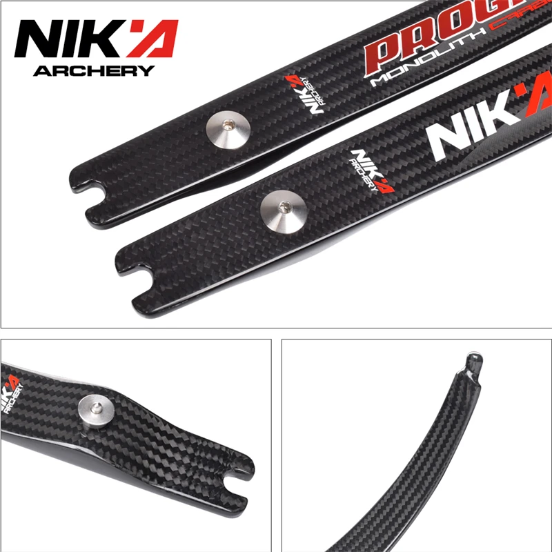 

Пара карбоновых плеч для рекурсивного лука NIKA ARCHERY N3 Progress Series, 66 дюймов, 18-48 фунтов, ILF