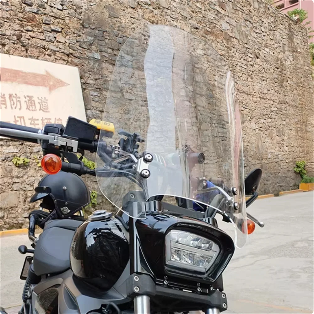 

windshield For LIFAN K19 K 19 modification square lampshade design exclusive for front windshield windshield plate guide cover