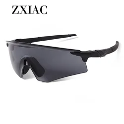 Occhiali da sole alla moda per uomo 2024 stile di vendita caldo telaio integrato ciclismo occhiali da sole antivento occhiali sportivi per donna UV