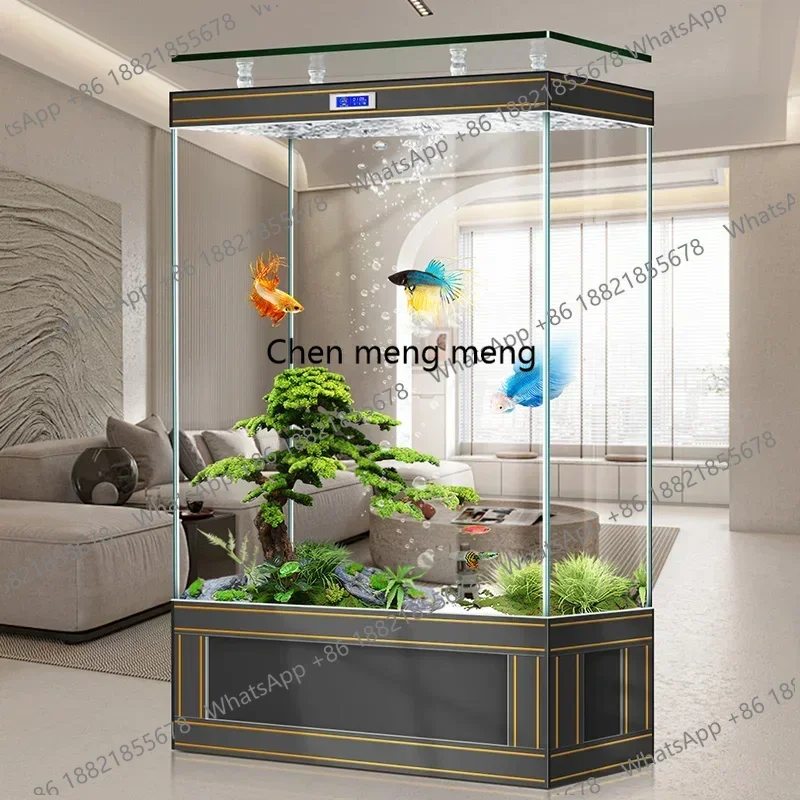 

Goldfish Bowl Living Room Aquariums Nordic Originality Design Floor Type Fishbowl Self-filtered Water Pet Products