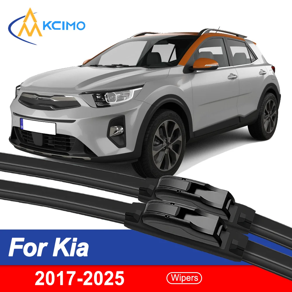 

Smooth & Silent Wiping 2PCS Wiper Blades for Kia Stonic YB CUV 2017-2025 All-Weather Performance Clear View Safe Driving