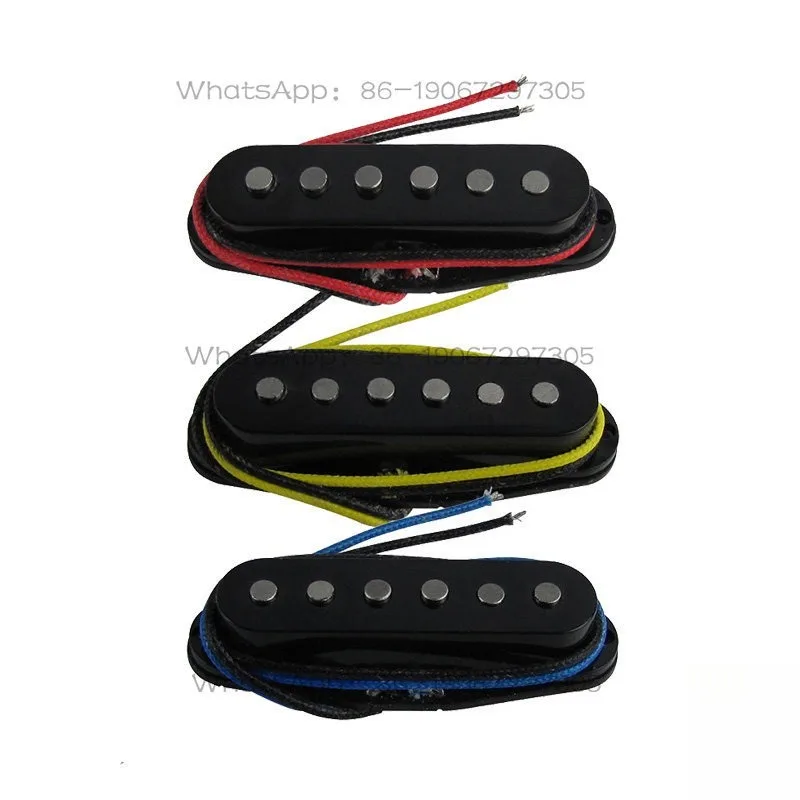 Electric Guitar Single Coil Fingerboard Interleaved Single Pickup Alnico Magnet