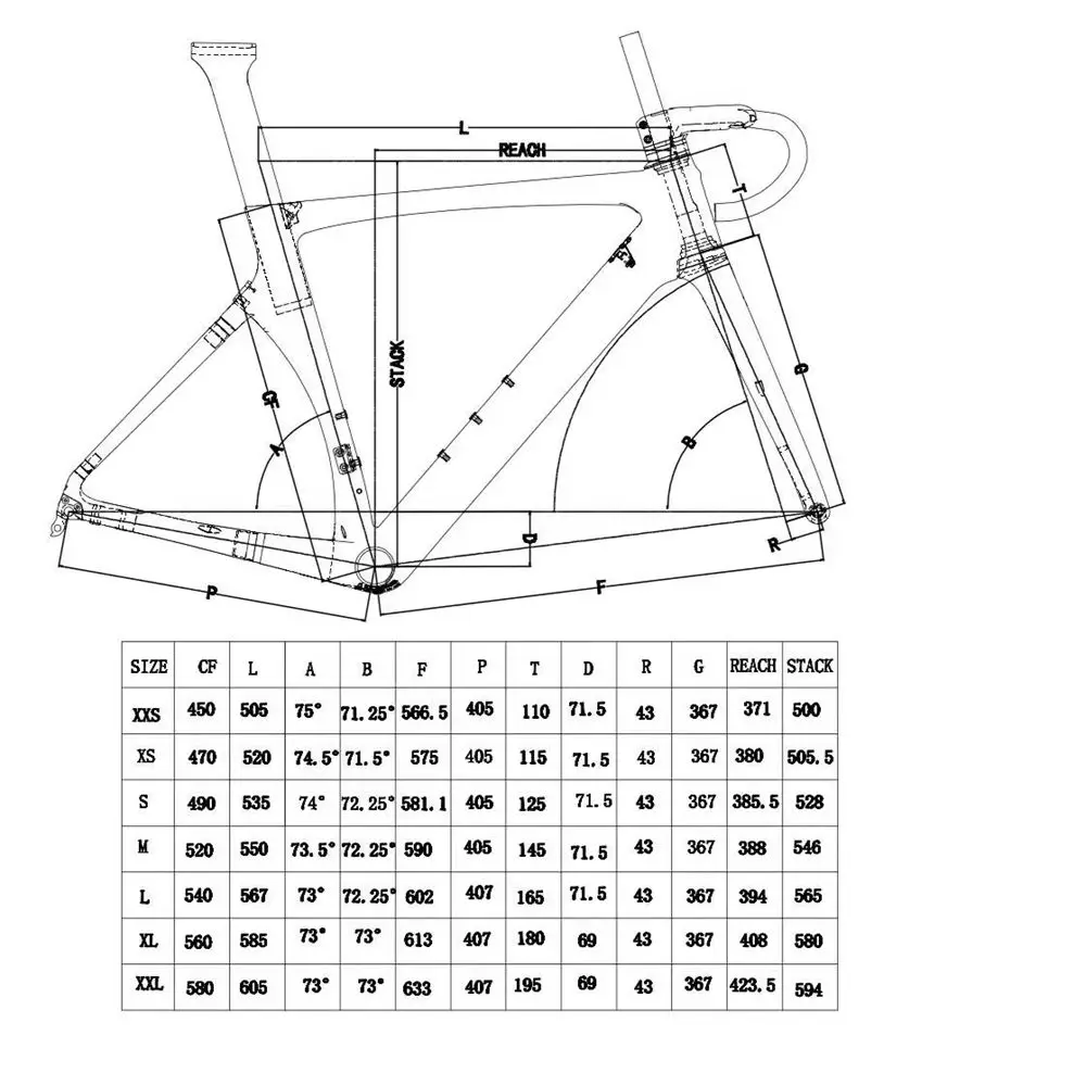 BIKEDOC HQR37 Road Climbing Disc Brake Bicycle Frame Internal Cable Running Carbon Road Bike Frameset with Integrated Handlebar