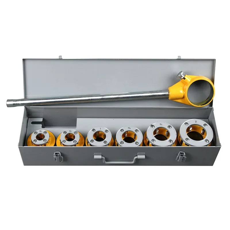 Manual ratchet threading machine water pipe tool