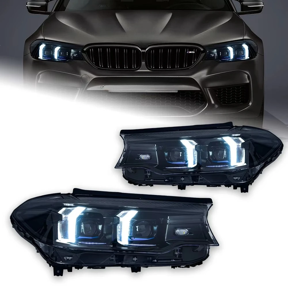 

Для BMW G30 светодиодные фары 17-23 модель старые и новые фары в сборе 525i 530i 535i 540i