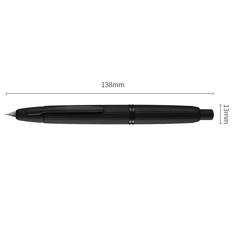 Hot Sale PILOT Baile Capless Fountain Pen Set with 18K Gold Nib Luxury Writing Instrument Colored Ink Pens for Office School