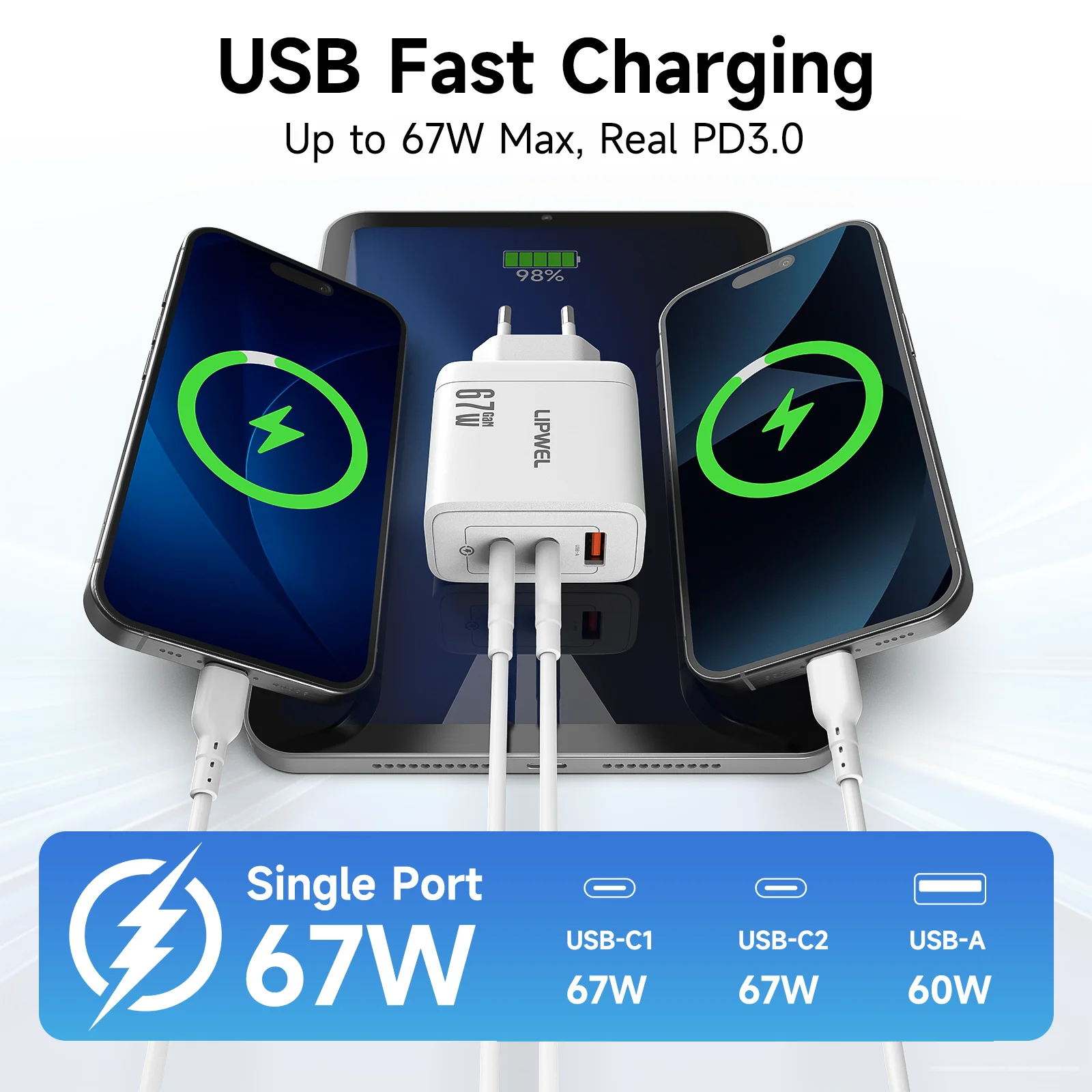 67W Gan Fast Charge… - image
