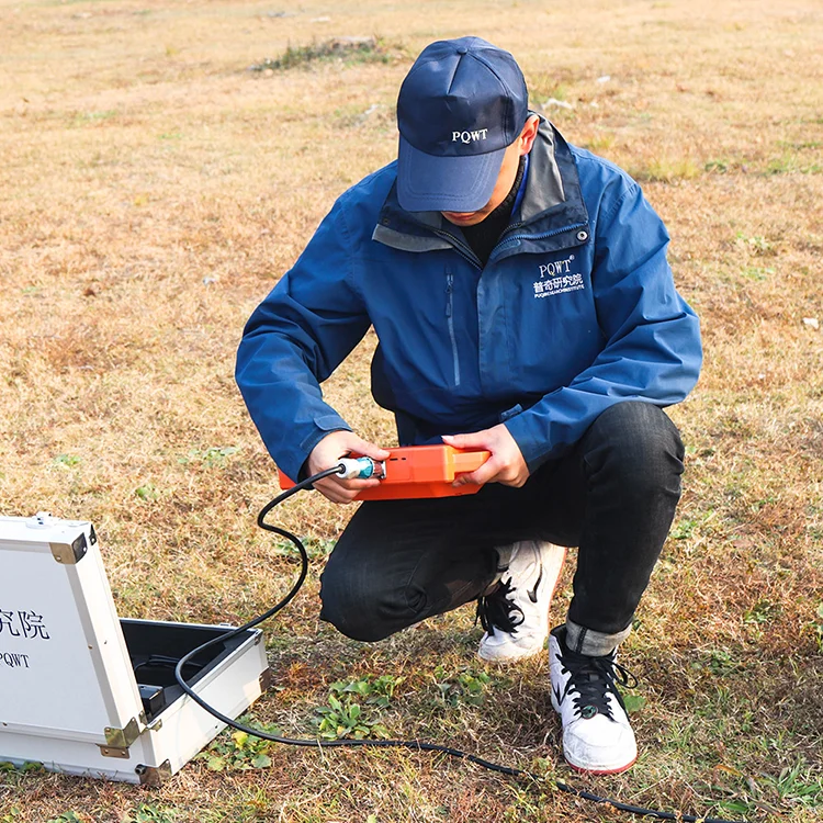 

PQWT GT150A Borehole Logging Water Detection Machine Geophysical Survey Tools 150m Underground Water Detector