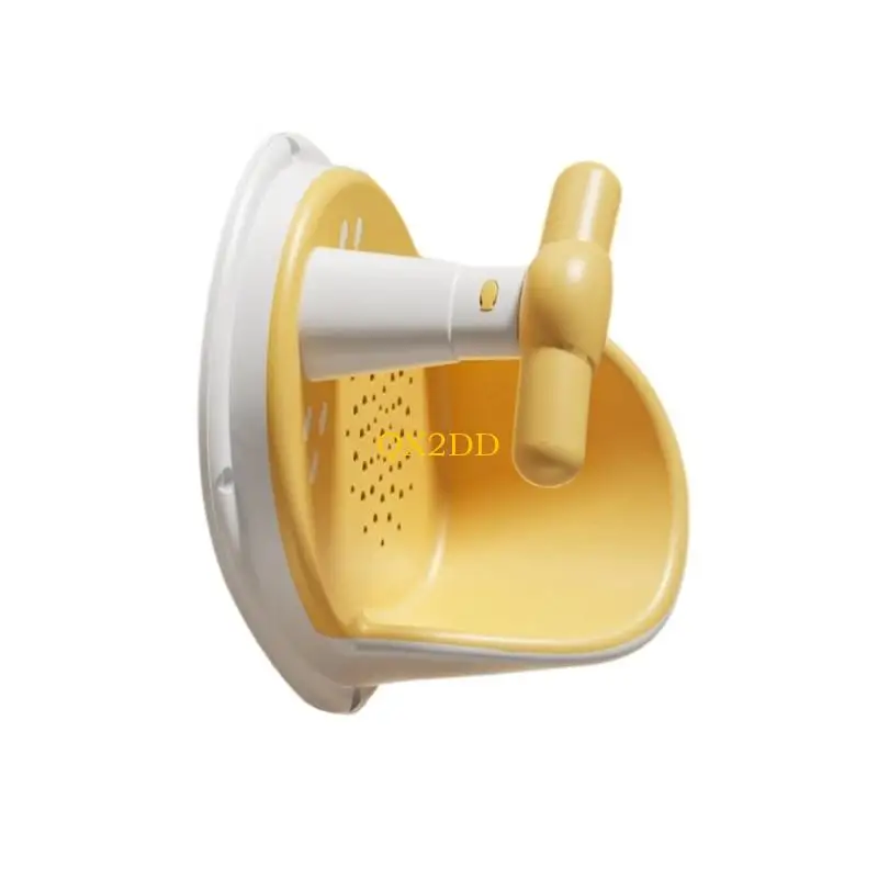 Infant Bathing Chair Anti Tip Safety Base Comfortable Backrest Baby Shower view 5
