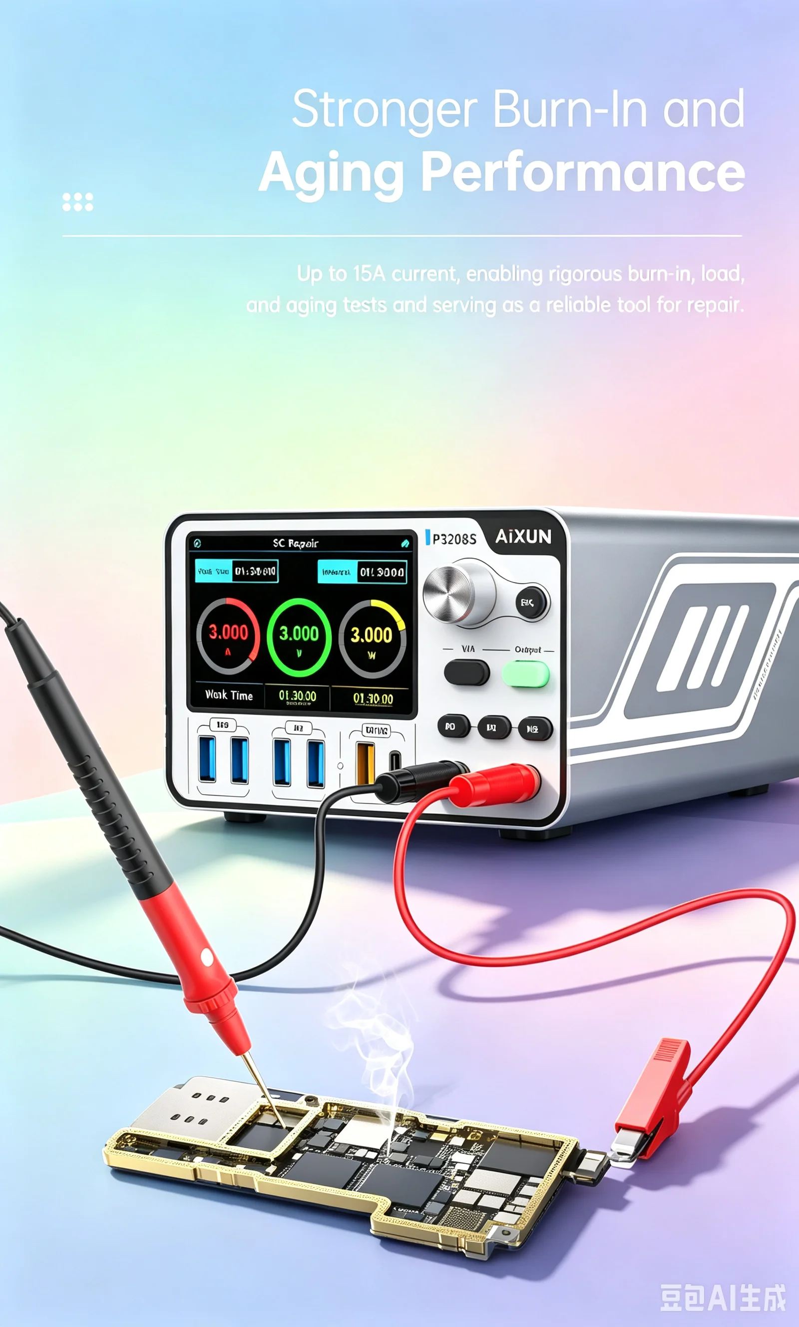 AIXUN P3208 Smart Regulated Power Supply 320W/sUPPORT 6G-14PM
