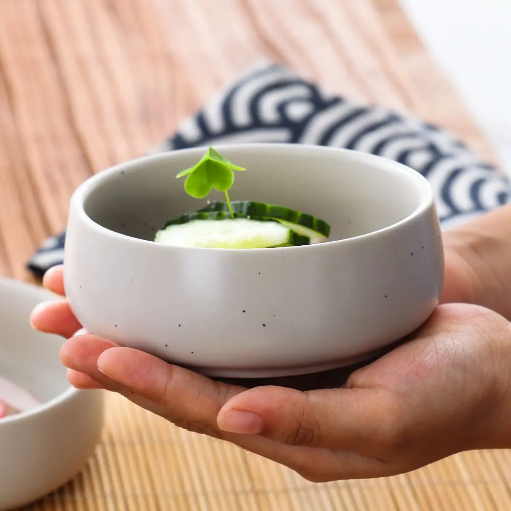 Versatile Ceramic Dipping Plate Matte Glaze Small Sauce Dish For Soy Vinegar Spices Kitchen Serving Tray Tableware Item
