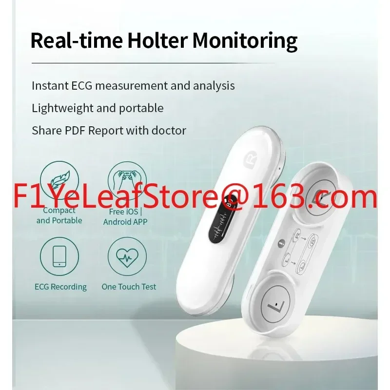 Hot salesHolter Wearable ECG/EKG Monitor with AI Analysis LEPU 24 Hour ECG/EKG