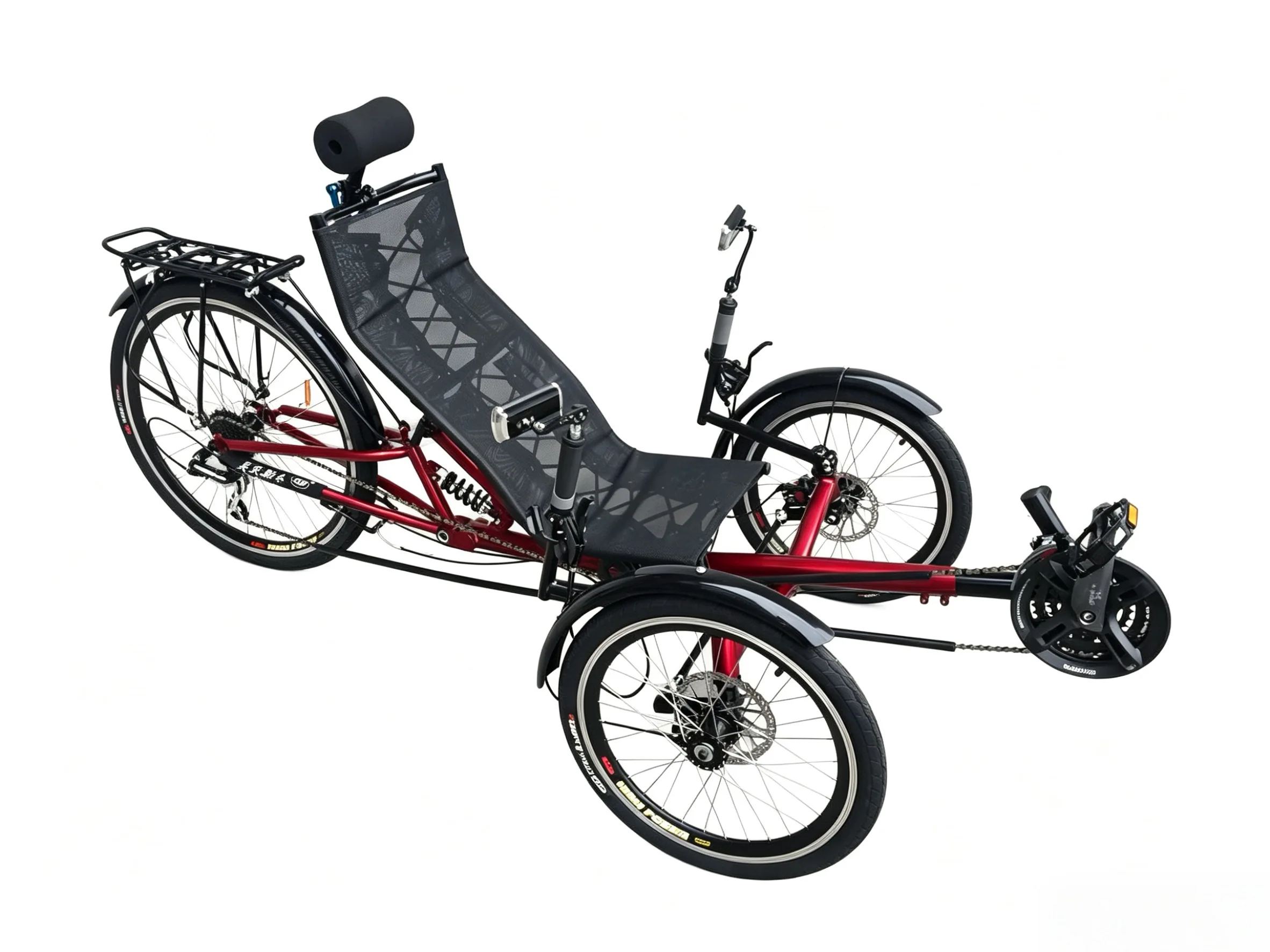 Hot Sale Recumbent bicycle 20 Inch  3 Wheel Pedal Tricycle 7 Speed Leisure Recumbent Tricycle