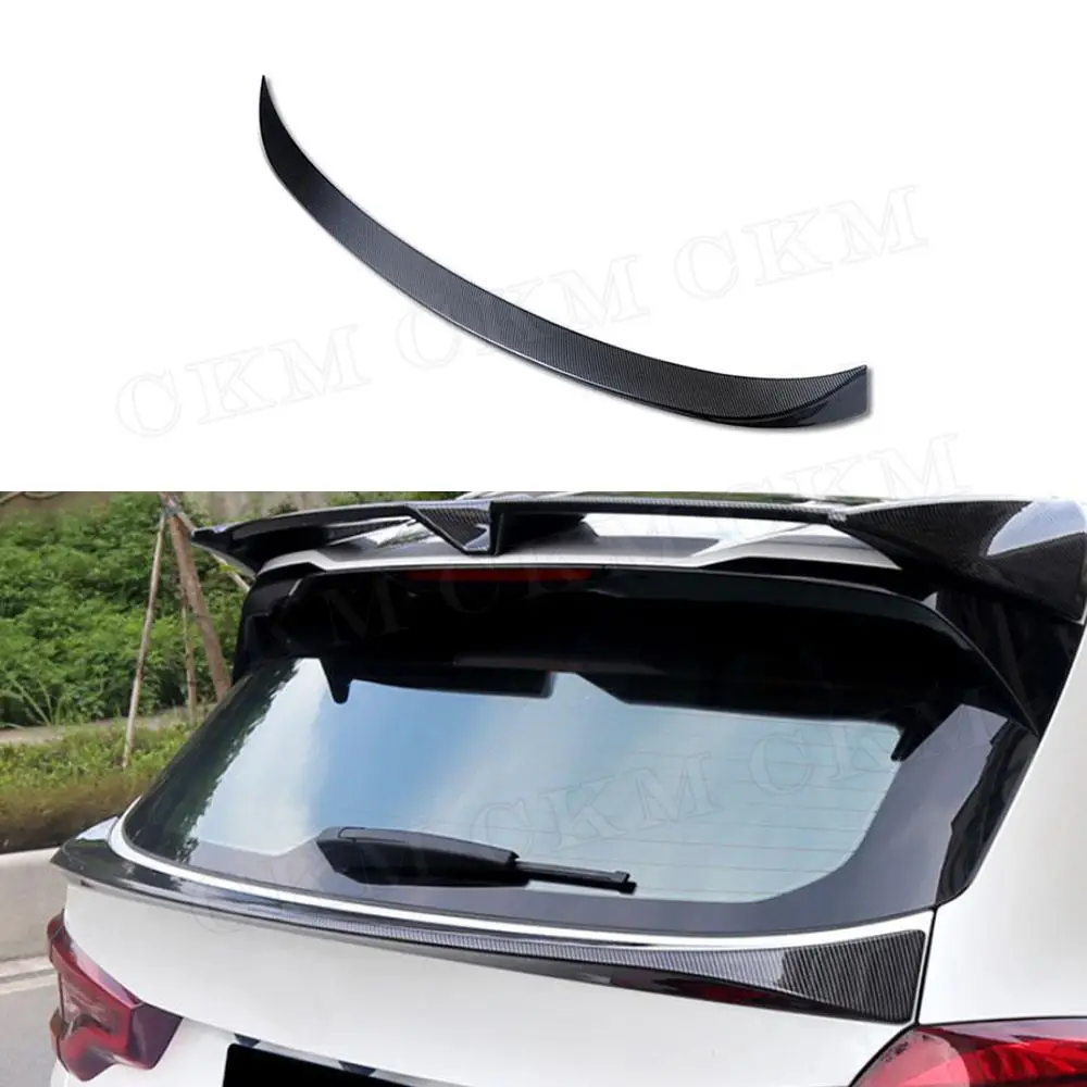 

CKMUUER ABS Carbon Look Rear Trunk Lip Spoiler Wings Decoration Bodykits Accessories For BMW X3 G01 2018 2019 2020