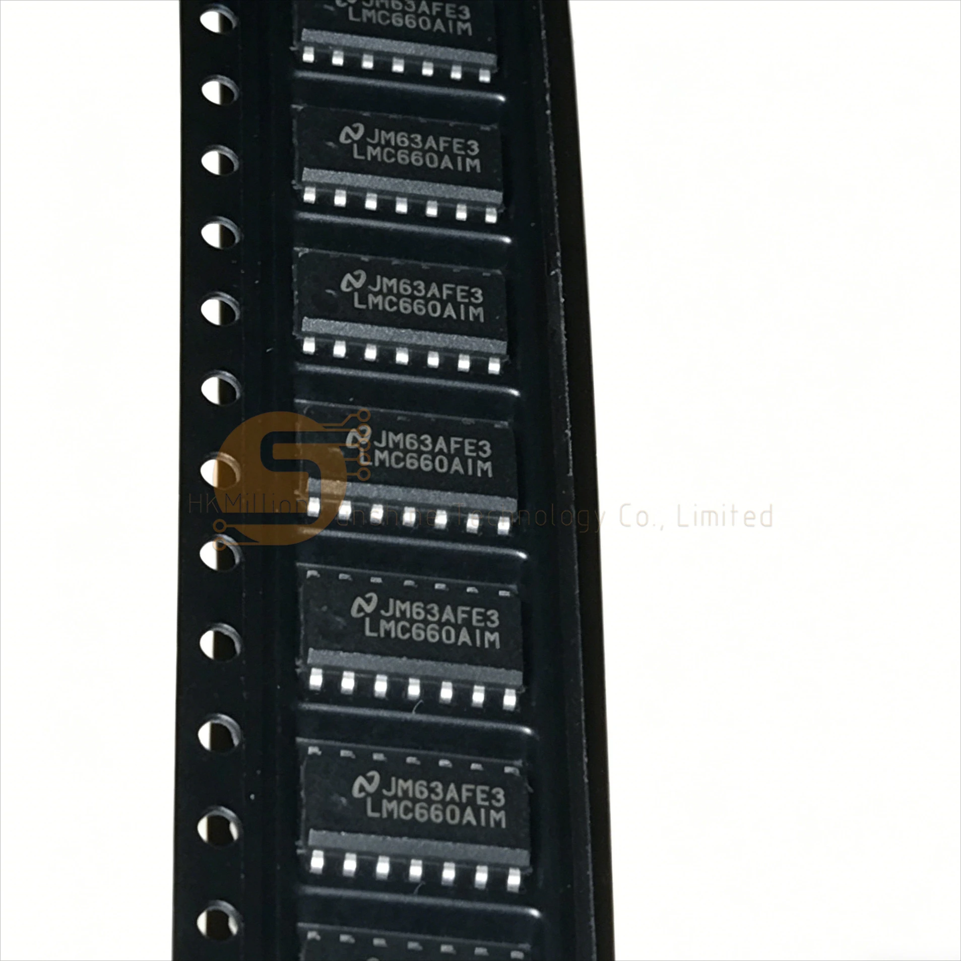 50pcs LMC660 LMC660AIM LMC660CM SOP14 Chip Amplificador Operacional