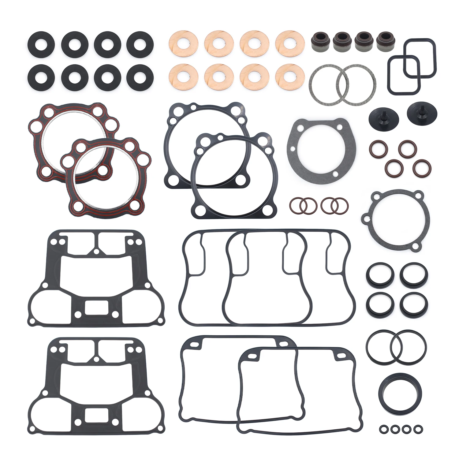 Motorcycle Complete Cylinder Head Overhaul Gasket Repair Mat For Harley-Davidson Sportster 883 XL883 XLH1200 S C Sport Custom view 3