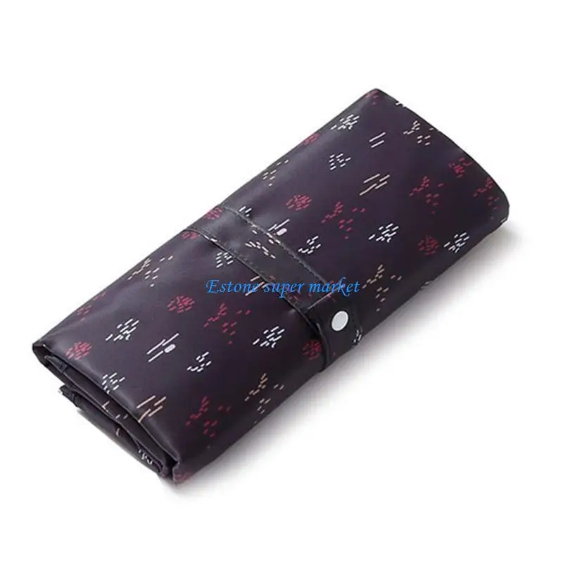 090B Portable Waterproof Diaper Changing Mat Nylon Foldable Nappy Pad Supplies for Baby Girls Boys Outdoor Traveling Washable