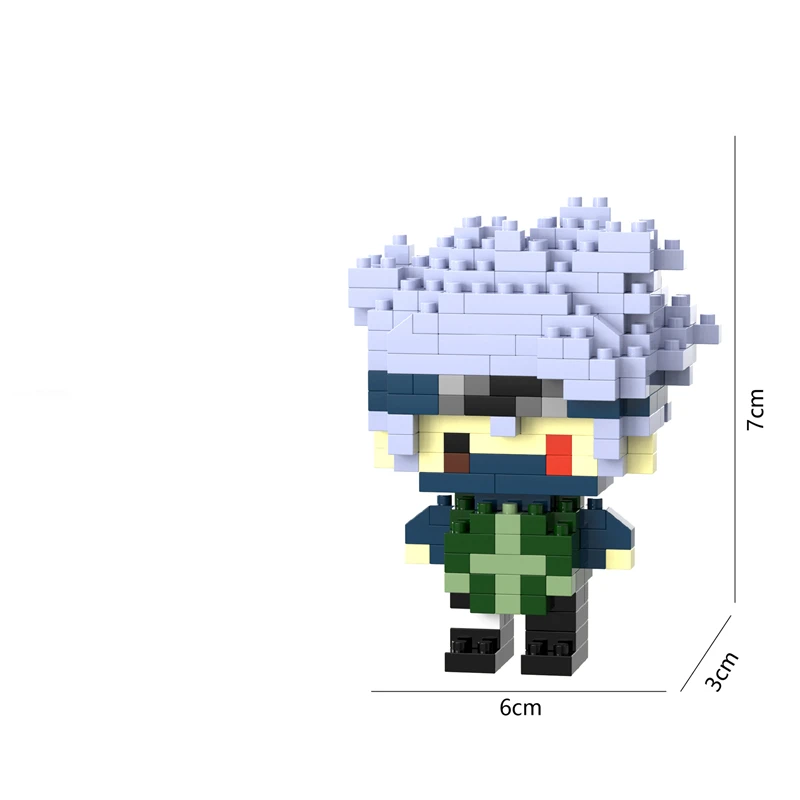 26 أنماط جديدة كارتون أنيمي اللبنات صغيرة لطيف مصغرة الطوب الحلي الجسيمات الصغيرة لعب الأطفال #2