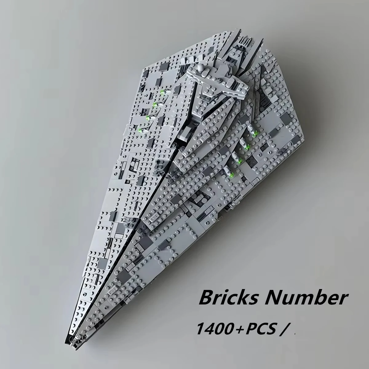 

2026 hot-selling spaceship battleship building block assembly model toy boy christmas birthday gift