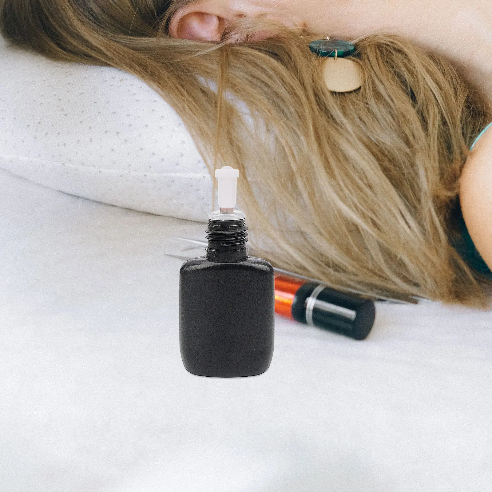 100 Stück Wimpernkleber-Flaschenspitze, auslaufsichere Ersatzdüsenadel für professionelle Wimpernverlängerungen, einfache Aufbewahrungslösung