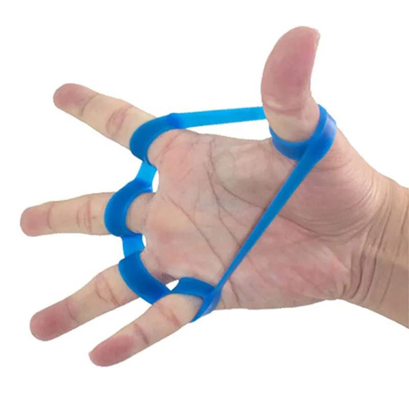 Silicone Finger Trainer para meia idade e idosos, Five Finger Trainer, expansor de peito, exercício de reabilitação de mãos, Home Fitness