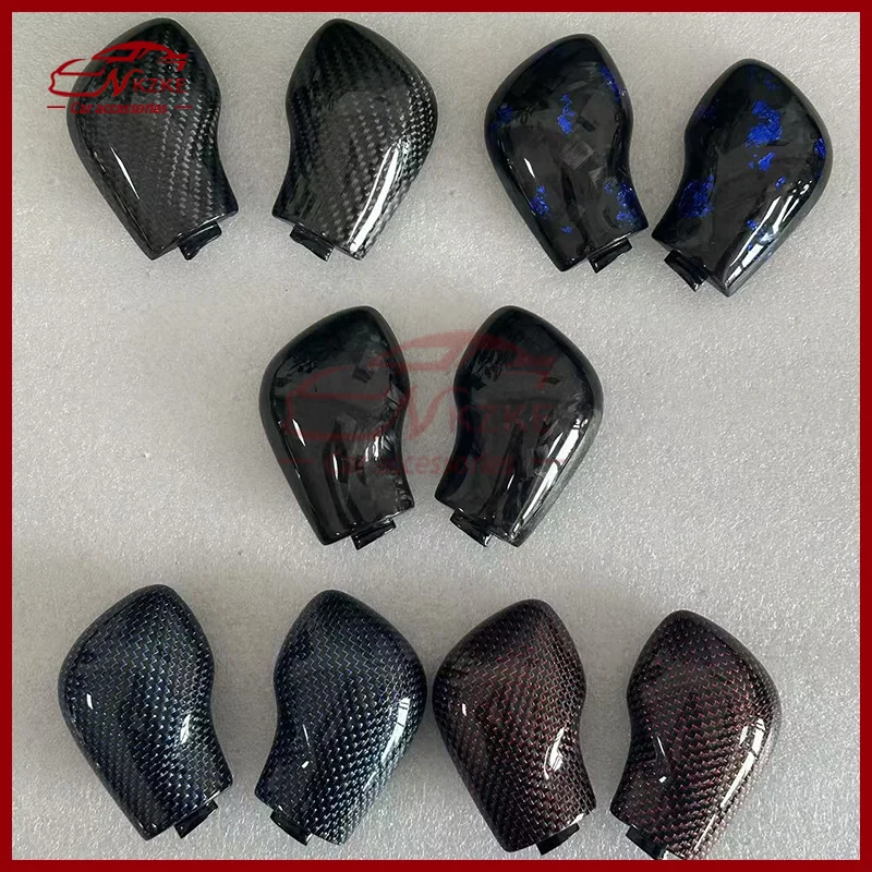 

For Volkswagen Golf 7 GTI R Tiguan Passat B7 B8 CC R20 Scirocco Jetta MK6 GLI, carbon fiber gear knob DSG cover shift lever