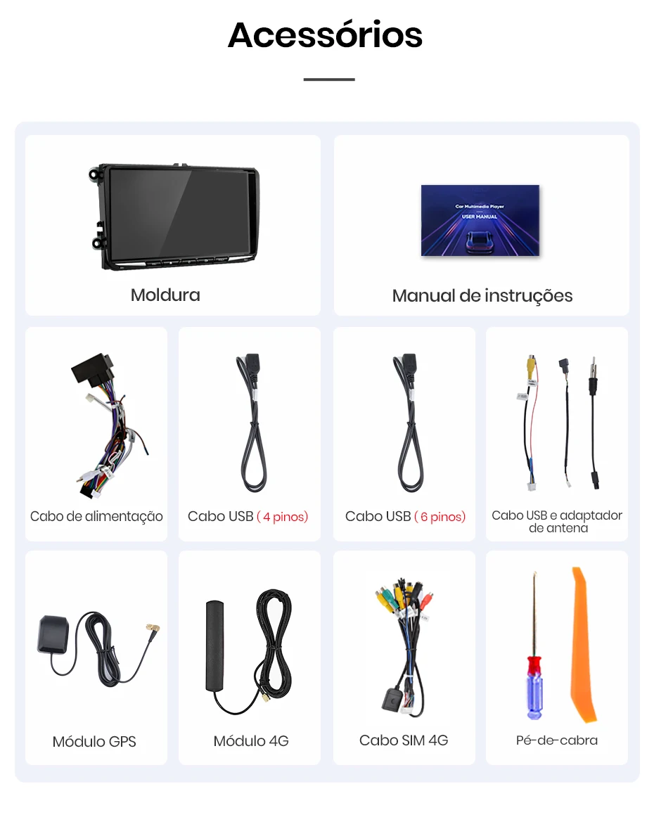 Junsun 7/9 Zoll IPS Android 15 Autoradio für VW Golf 5 6 Passat B6 B7 CC Polo Jetta Tiguan Touran T5 Caddy Skoda Octavia Yeti Fabia Seat Ibiza Leon Kabelloses CarPlay Android Auto 8-Kern GPS Bluetooth DSP RDS SWC 2 Din Autoradio – Detail 26