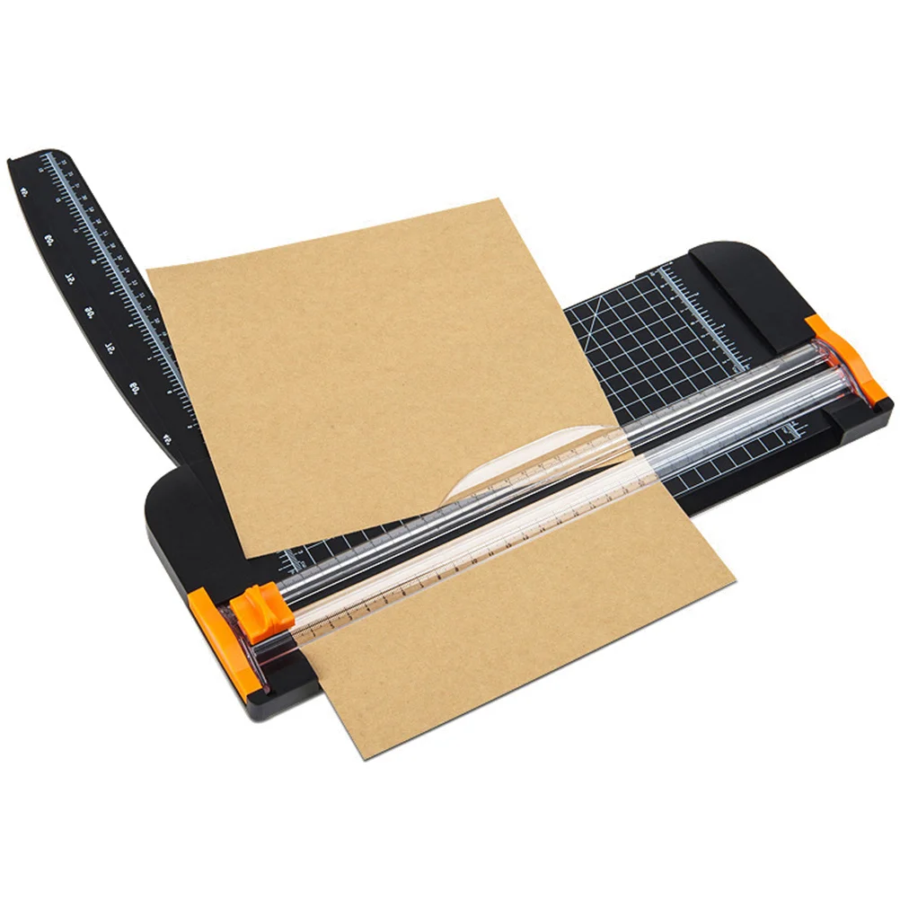 A4 Size Paper Trimmer Guillotine Cutter Slide Ruler 909-5 Black 4-5 Sheets 70g Quick Paper Cutter Guillotine