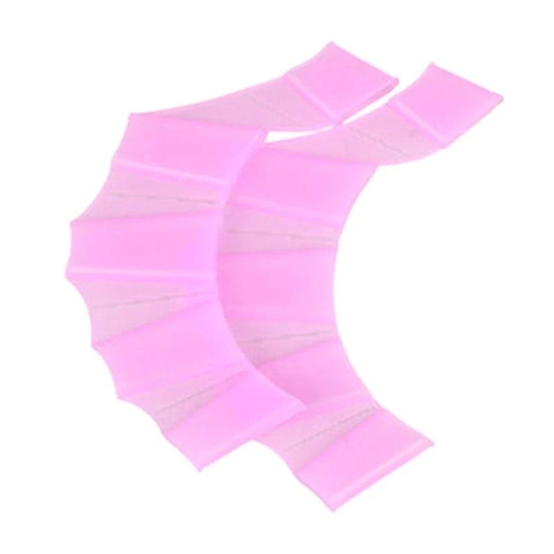 

652F 1 Pair Silicone Swim Training Gloves, Swimming Gloves, Swimming Webbed Finger Aquatic Gloves, Webbed Swimming Gloves