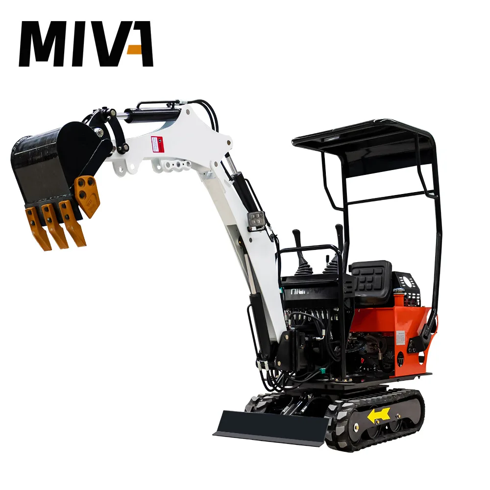 Customization 0.8 Ton Mini Excavator With Strong Engine Mini Backhoe Excavator Hydraulic Micro Escavator Supplier Small Digger