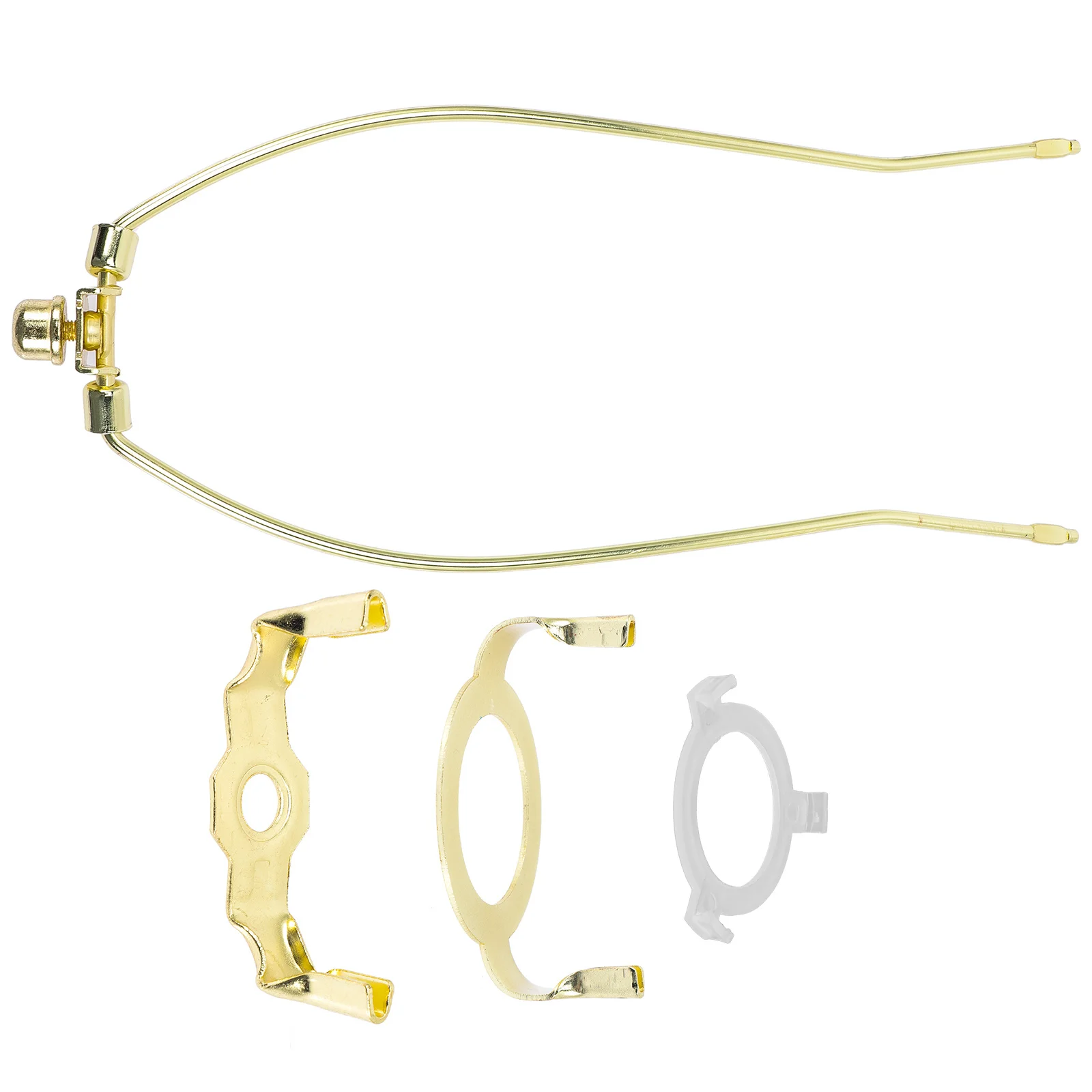 

1 set 1 Set Shade Harp Holder Heavy Iron Lamp Support Adapter For Diy Lamp Kit Adjustable Shade Ring Replacement Parts