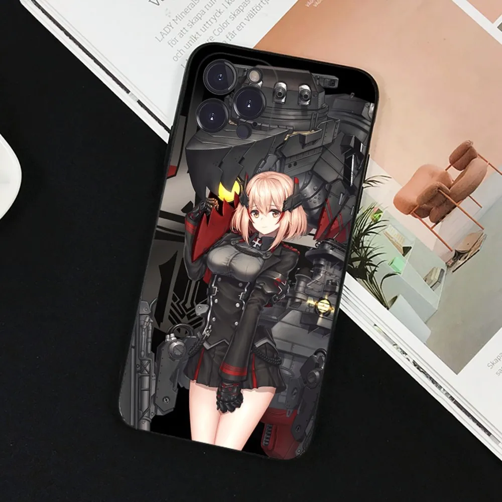 Game Azur Lane Phone Case for iPhone 15 8 7 6 6S Plus X SE 2020 XR XS 14 11 12 13 Mini Pro Max Mobile Case