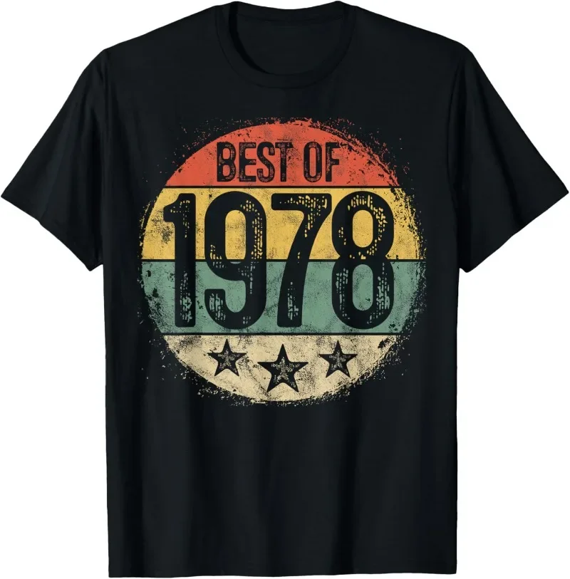 

Best of 1978 47th Birthday Tees Gifts for Men Women 47 Year Old T Shirt Funny Birthday The Year of The Horse Shirts 1978 Shirt
