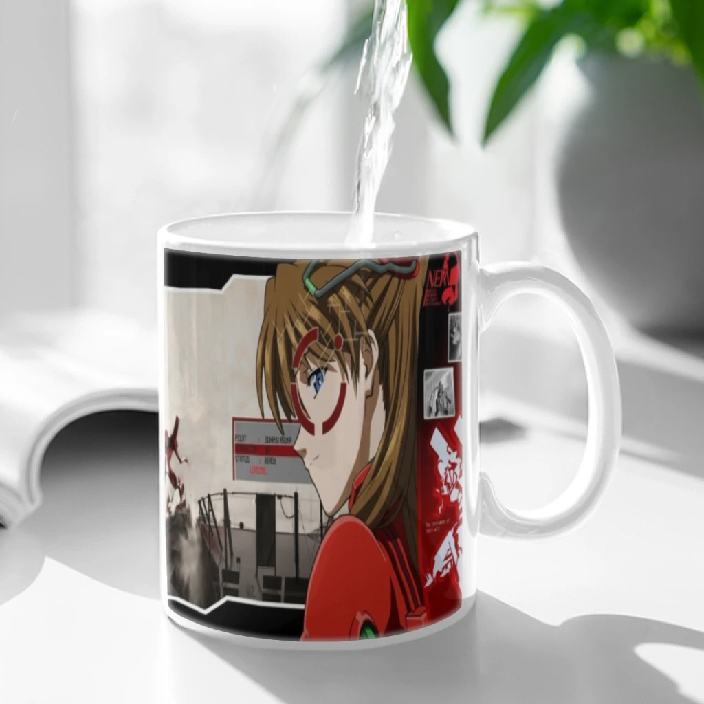 G-Genesis E-Evangelion Eva Coffee Mug 11oz Fun Ceramic Coffee Tea Cocoa Cup Handle Tea Drink Cup