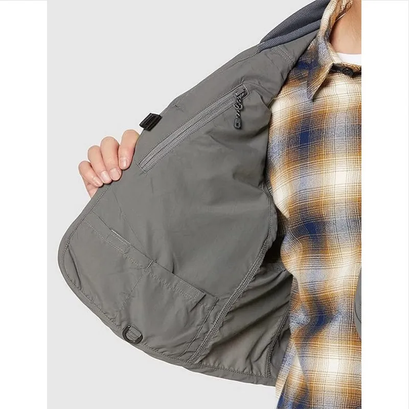 Trendy Outdoor Breathable Stream Fishing Vest Pocket Vest Casual Photography Hiking Handsome Fly Fishing Roadside Outdoor Fishin view 3