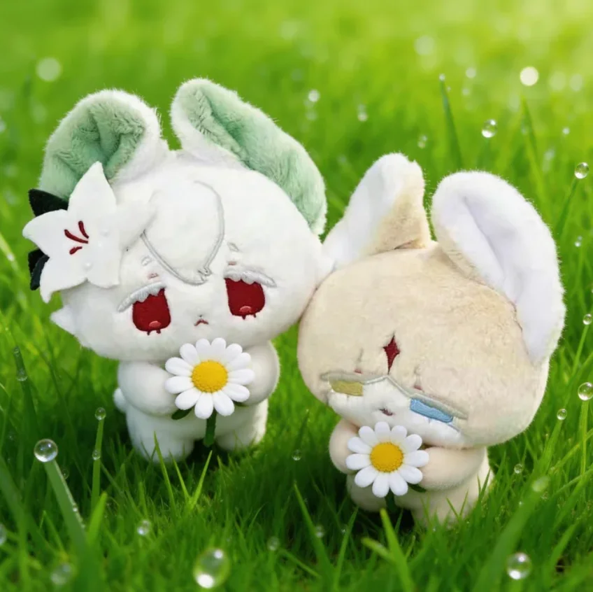 Stuffed10cm Game Cookie Kingdom Pure Vanilla White Lily Cookie Cartoon Cute Plshies Toys Cute Cosplay Pendant Backpacks Gift view 6