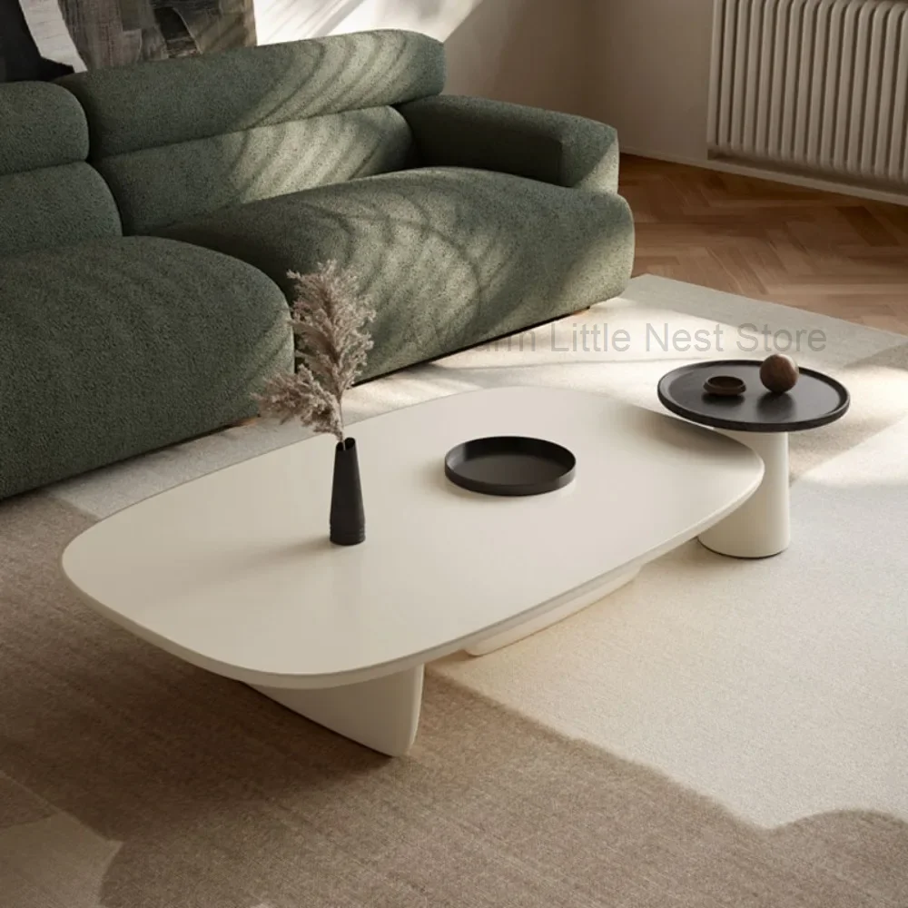 

Large Light Luxury Coffee Tables Simple Waterproof Unique Entryway Side Table Standing Creative Sofa Table Basse Home Furniture