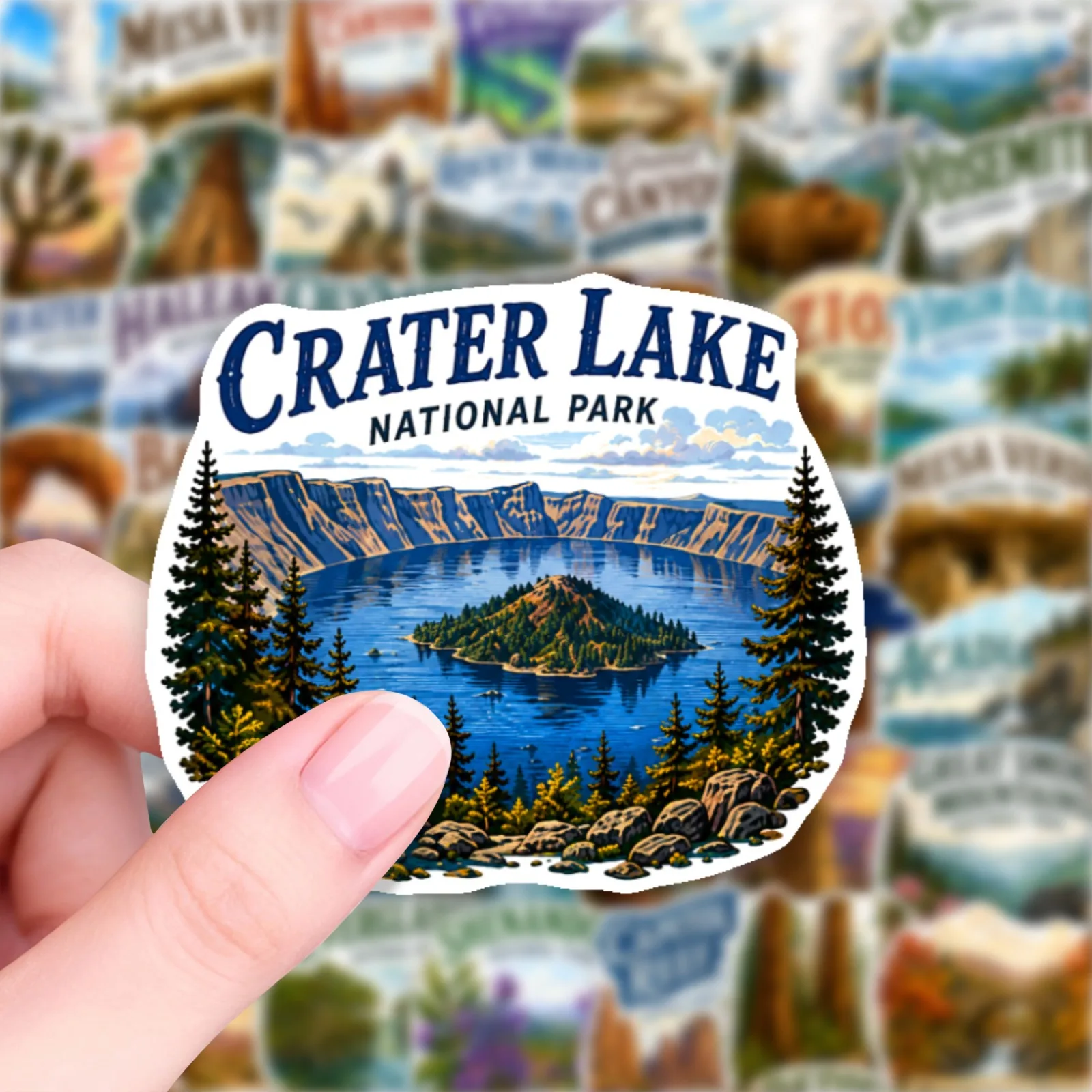 10/50PCS National Park Cartoon Stickers Ecological Environment Protection Graffiti Decoration DIY Toys Laptop Guitar Bike Decals
