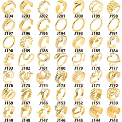 Gold Color Sweet Love Heart Charm Rings For Women Men Accessories 18k Stainless Steel Ring 2023 Trend Jewelry Anillo Couple Gift